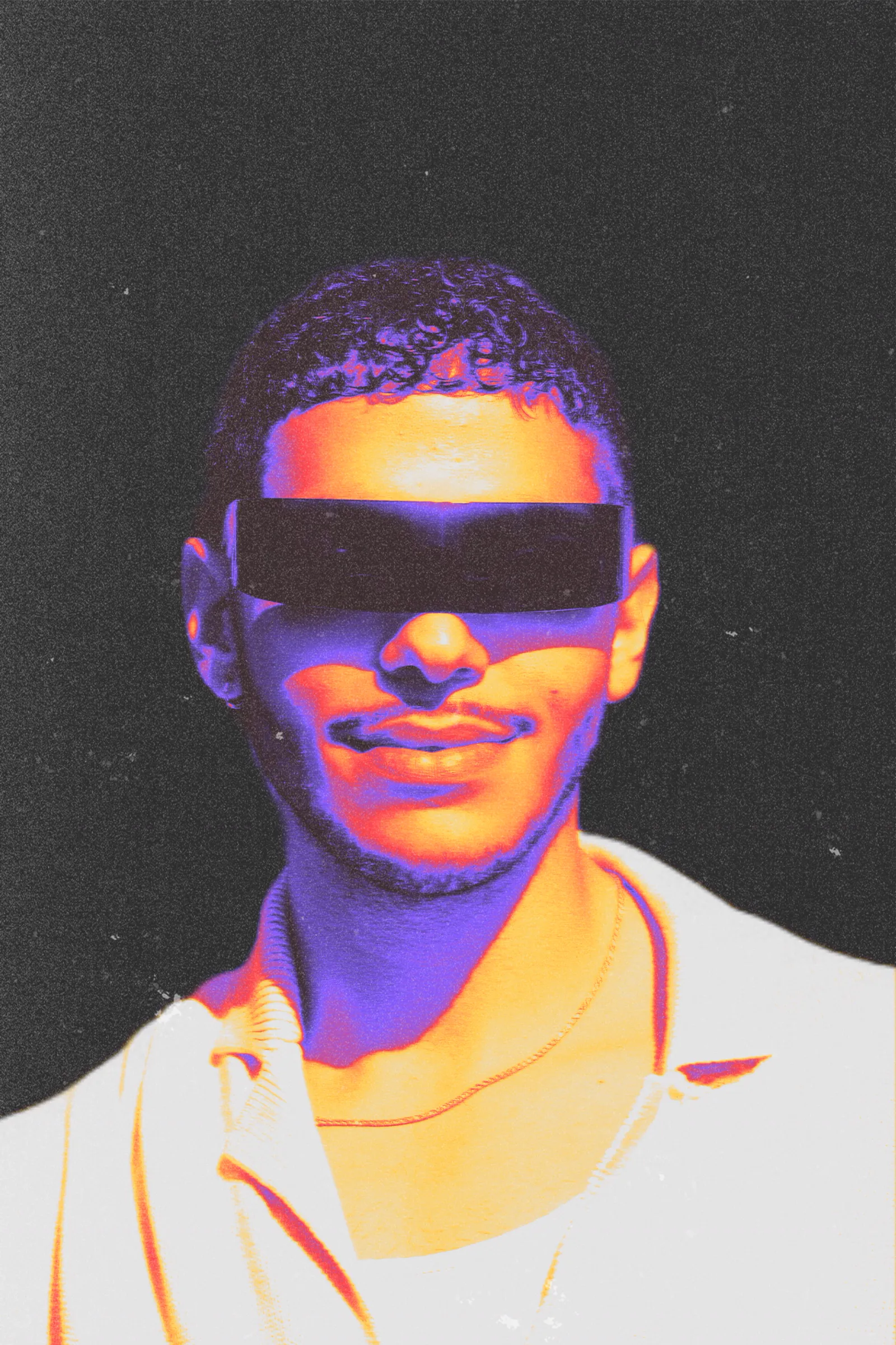 Kaz duotone portrait